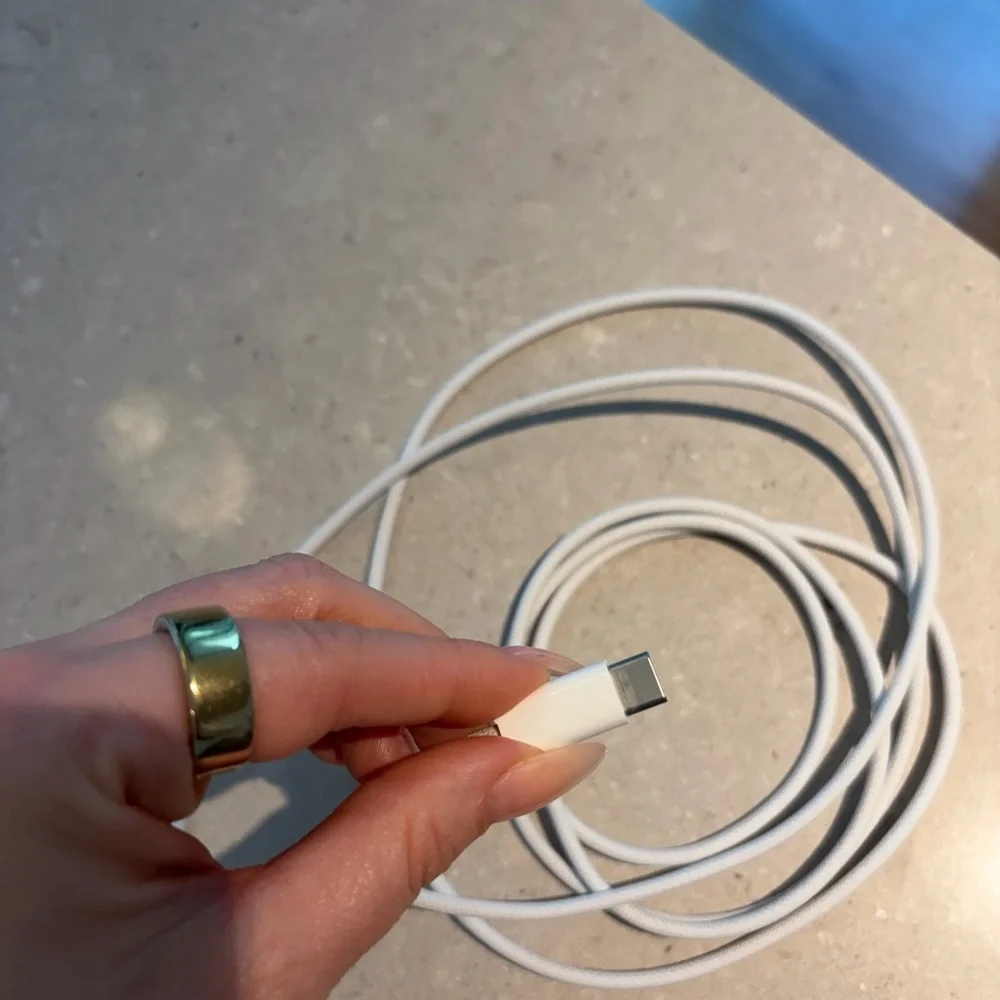 Apple MacBook Air White USB-C to Magsafe 3 Charging Cable